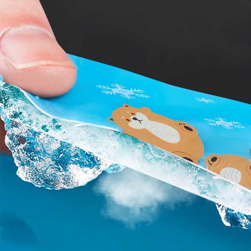 HKM-9783229 Cooling Pet Mat for Cats and Small Dogs - PVC Polyester Cloth with Soft Ice Gel Filling, 30x40cm