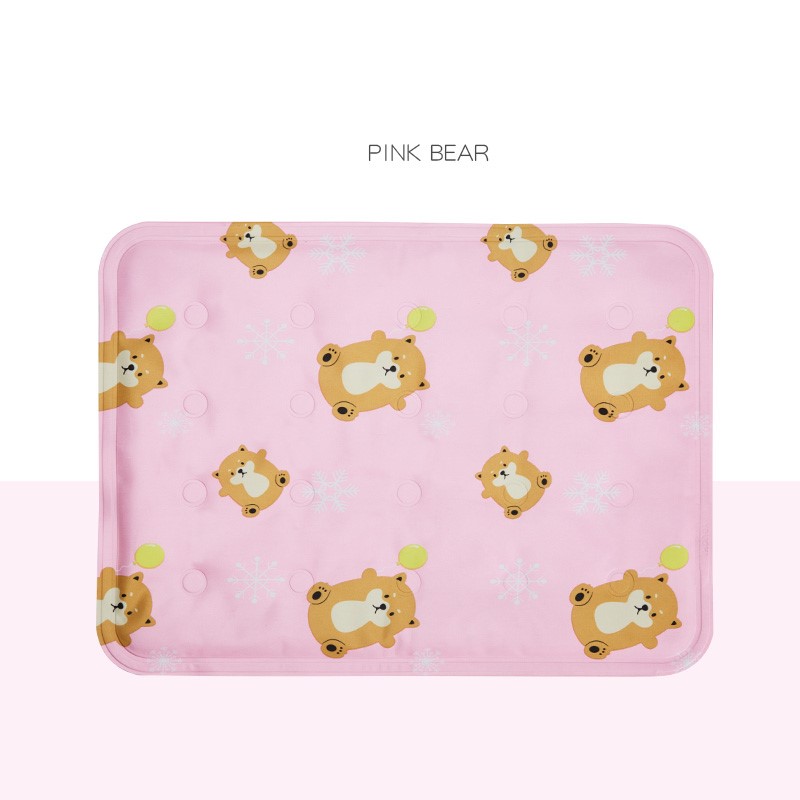 HKM-9783229 Cooling Pet Mat for Cats and Small Dogs - PVC Polyester Cloth with Soft Ice Gel Filling, 30x40cm