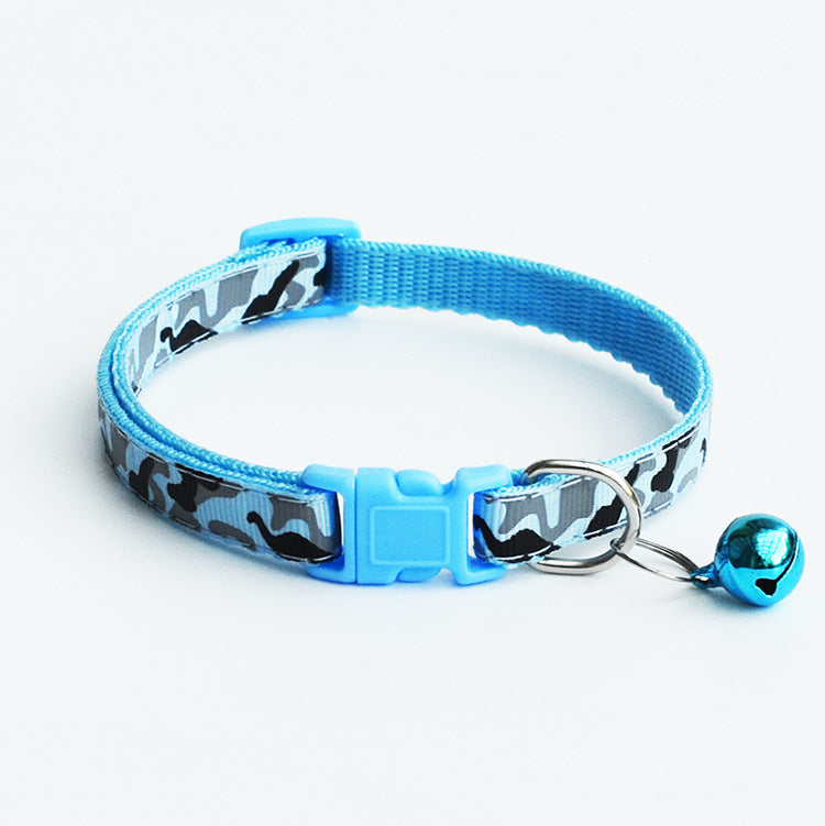 HKM-9783357 Camouflage Pet Collar for Dogs and Cats ¨C Adjustable 19-32cm, Multiple Colors Available