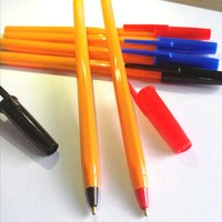 HKM-978515 Plastic Stick Ballpoint Pens for Office and School Use