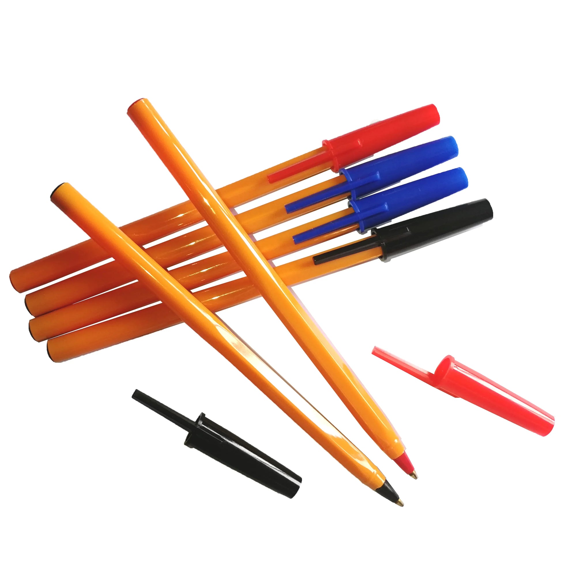 HKM-978515 Plastic Stick Ballpoint Pens for Office and School Use