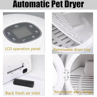 HKM-978643 Low Noise Automatic Pet Grooming Dryer for Cats, Dogs, and Small Animals - Efficient Vacuum Drying Machine