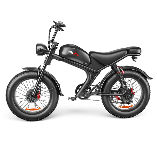 HKM-978707 20 Inch Dual Motor E-Bike with 48V Battery, 7-Speed Gears, and Hydraulic Disc Brakes