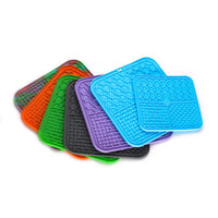 HKM-9787325 Suction Cup Silicone Slow Feeder Bowl with Pet Mat for Dogs and Cats