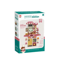 HKM-978835 Children's 70CM Pretend Play Cooking Toy Set - Simulation Kitchen Tableware and Spray Accessories