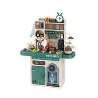 HKM-978835 Children's 70CM Pretend Play Cooking Toy Set - Simulation Kitchen Tableware and Spray Accessories