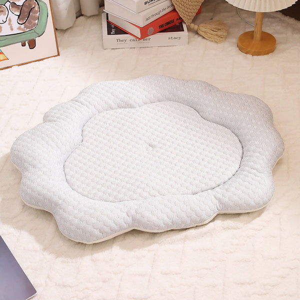 HKM-9788989 Pet Cooling Sleeping Mat for Cats and Dogs - Soft Sponge and PP Cotton Fabric - 70x55CM Size