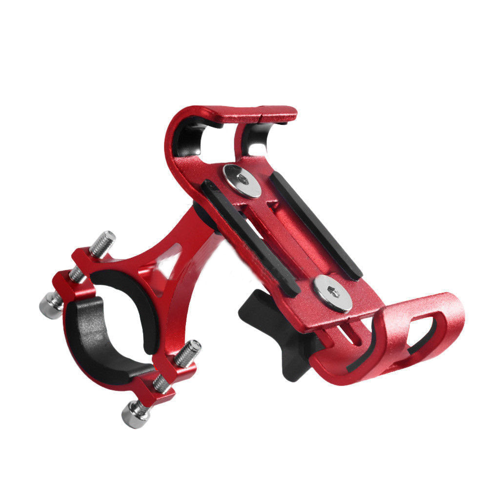 HKM-979091 Aluminum Alloy Mobile Phone Holder for Bicycle, Fits 3.5”-6.5” Screens, Available in Multiple Colors