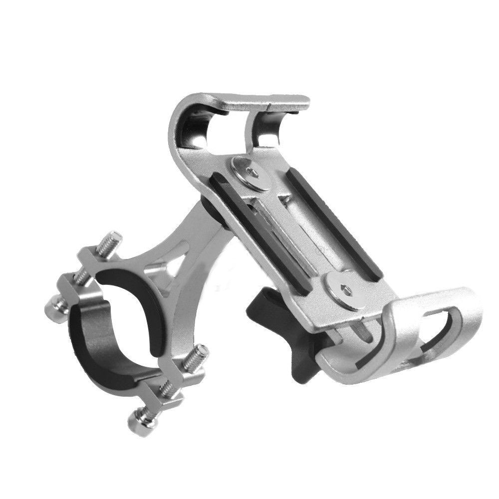 HKM-979091 Aluminum Alloy Mobile Phone Holder for Bicycle, Fits 3.5”-6.5” Screens, Available in Multiple Colors