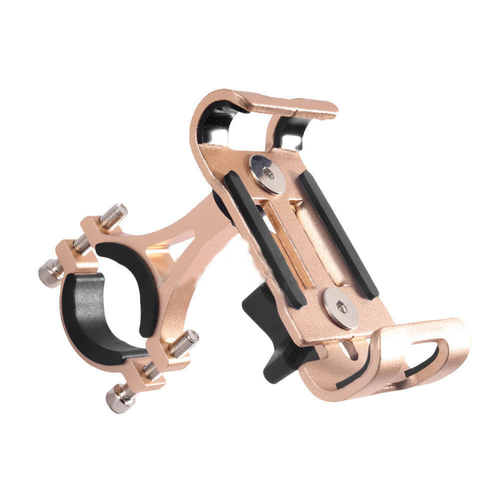 HKM-979091 Aluminum Alloy Mobile Phone Holder for Bicycle, Fits 3.5”-6.5” Screens, Available in Multiple Colors