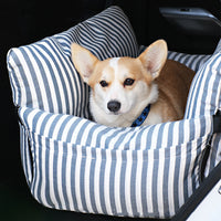 HKM-9791165 Cozy Dog Car Nest Seat Cushion - Removable, Washable Pet Car Accessory