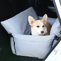 HKM-9791165 Cozy Dog Car Nest Seat Cushion - Removable, Washable Pet Car Accessory