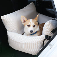 HKM-9791165 Cozy Dog Car Nest Seat Cushion - Removable, Washable Pet Car Accessory
