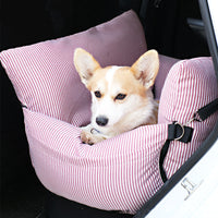 HKM-9791165 Cozy Dog Car Nest Seat Cushion - Removable, Washable Pet Car Accessory