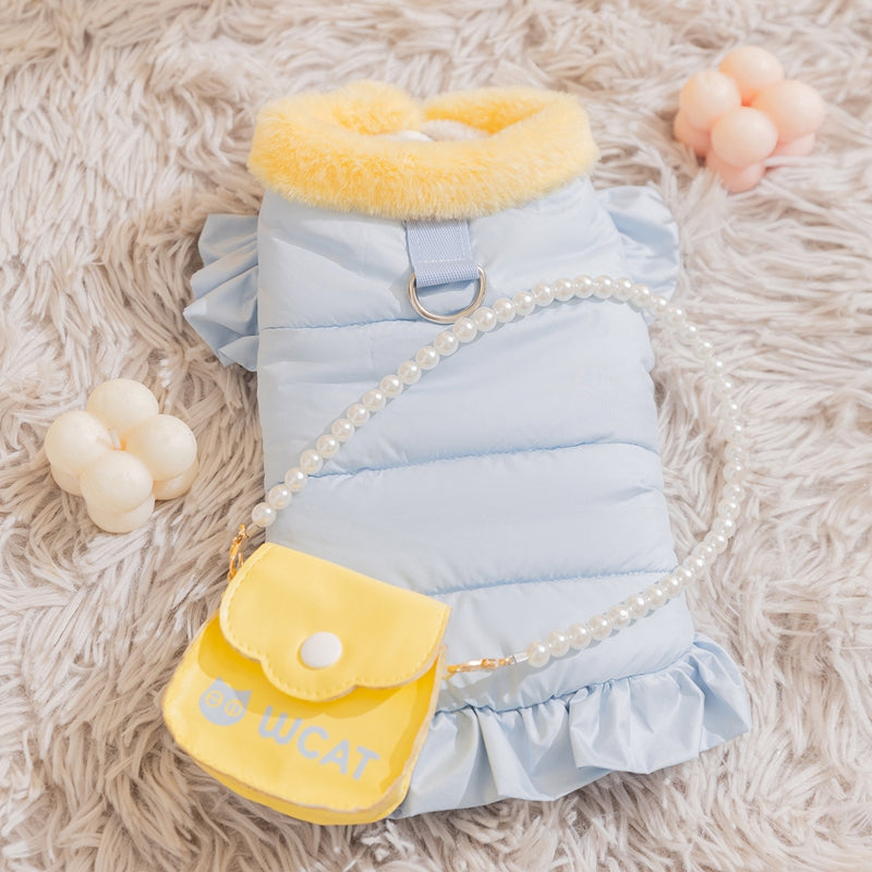 HKM-9791677 Stylish Autumn and Winter Pet Apparel for Small Dogs and Cats - Cozy Layered Designs