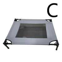 HKM-9791933 Pet Outdoor Supplies Covered Loft Bed with Sunshade Tent – Available in Cross, Parallel, and No Tent Styles
