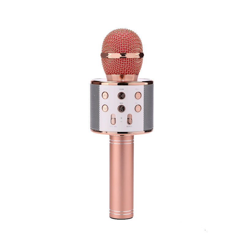 HKM-979219 Portable Bluetooth Wireless Microphone for Music Playback and Karaoke at Home