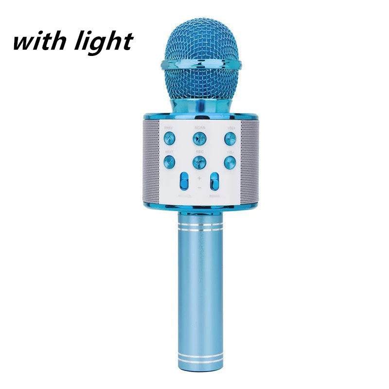 HKM-979219 Portable Bluetooth Wireless Microphone for Music Playback and Karaoke at Home