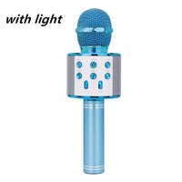 HKM-979219 Portable Bluetooth Wireless Microphone for Music Playback and Karaoke at Home