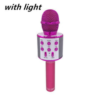 HKM-979219 Portable Bluetooth Wireless Microphone for Music Playback and Karaoke at Home