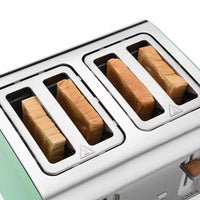 HKM-979283 Stainless Steel 4-Slice Electric Sandwich Toaster with Smart Features
