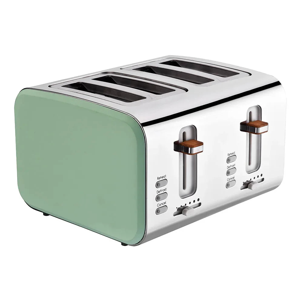 HKM-979283 Stainless Steel 4-Slice Electric Sandwich Toaster with Smart Features