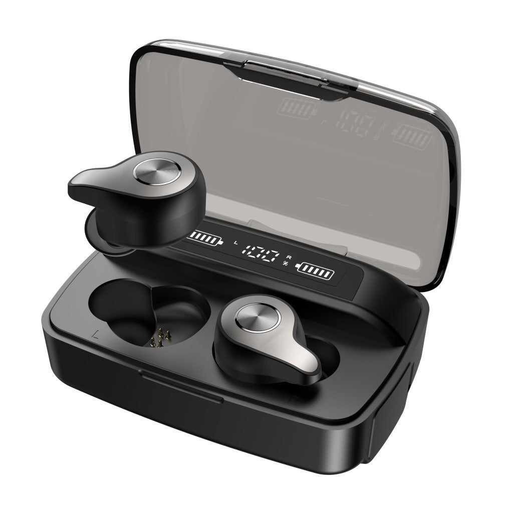 HKM-979283 Wireless Bluetooth Headset with Power Display and Long-Lasting Battery