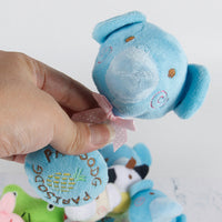 HKM-9794365 Plush Toy with Sound and Cotton Rope for Dogs - Frog, Cow, and Bear Designs