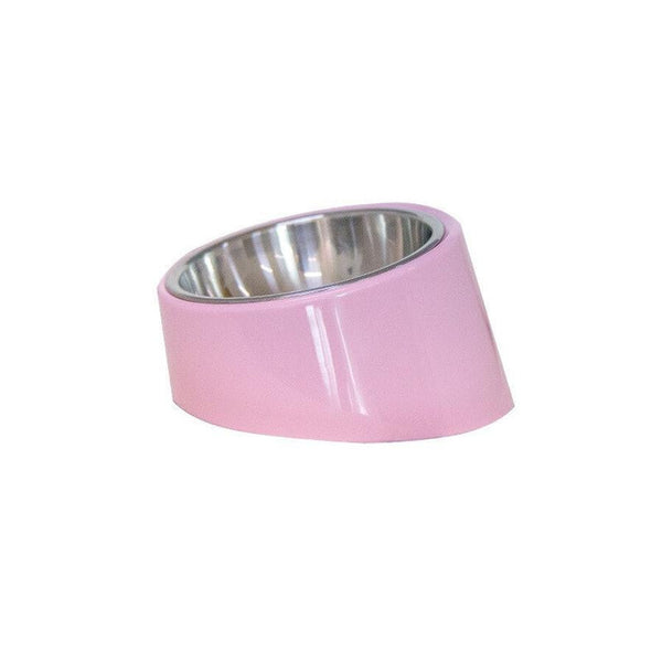 HKM-979539 Oblique Mouth Cat Food Bowl - Stylish and Functional Pet Dining Solution