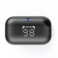 HKM-979539 Wireless Noise-Cancelling Earbuds with Digital Display and Bluetooth 5.3 Connectivity