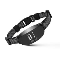 HKM-9796157 Dog Barking Prevention Collar in Black, White, and Orange - Durable Plastic Design