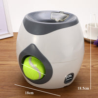 HKM-9796669 Pet Feeder Tennis Toy for Dogs - ABS Material, Snack Dispensing Design