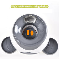 HKM-9796669 Pet Feeder Tennis Toy for Dogs - ABS Material, Snack Dispensing Design