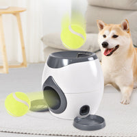 HKM-9796669 Pet Feeder Tennis Toy for Dogs - ABS Material, Snack Dispensing Design