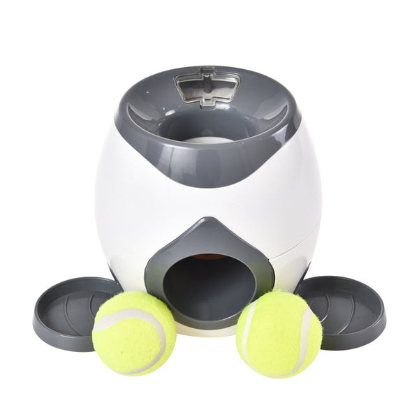 HKM-9796669 Pet Feeder Tennis Toy for Dogs - ABS Material, Snack Dispensing Design