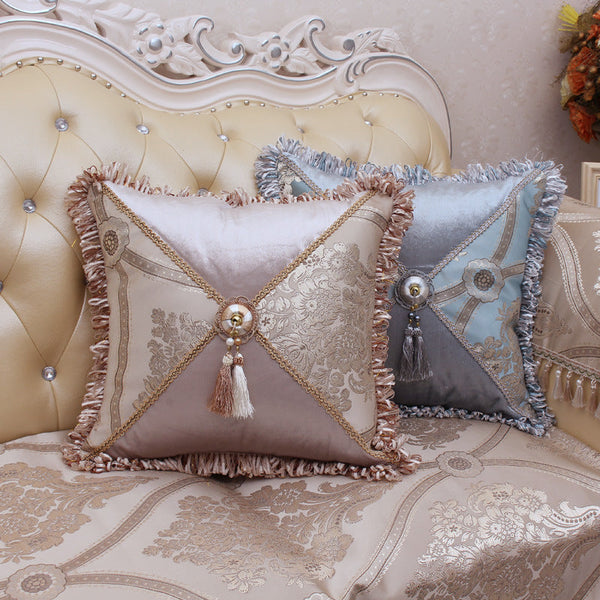 HKM-979667 European Style Leather Pillow Cushion Cover - Multiple Sizes Available