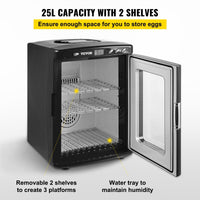 HKM-9796925 Digital Reptile Egg Incubator with Adjustable Temperature 5-42¡ãC and 25L Capacity for Small Reptiles