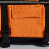 HKM-9797053 Pet Dog Life Jacket Swimsuit in Orange for Safety and Buoyancy