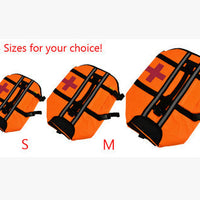 HKM-9797053 Pet Dog Life Jacket Swimsuit in Orange for Safety and Buoyancy