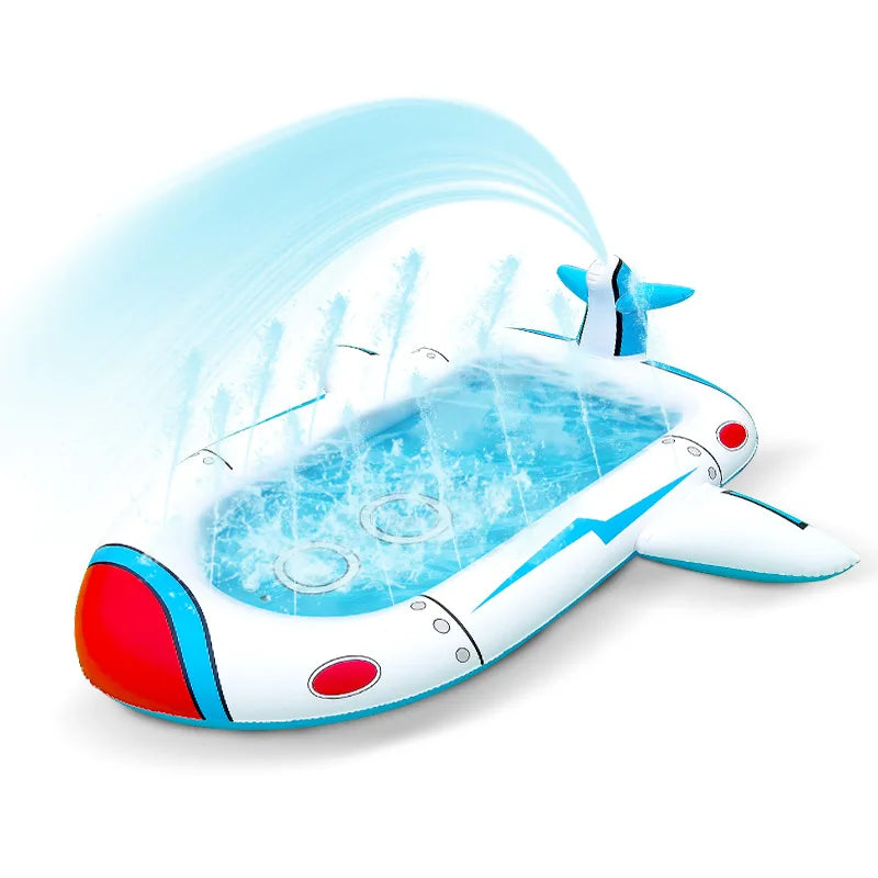 HKM-979795 Inflatable Outdoor Garden Splash Sprinkler Pad Water Play Mat for Kids and Adults