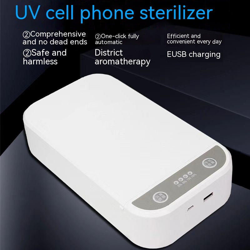 HKM-980051 UV Sterilizer Box for Cell Phones and N95 Masks - Multi-Purpose Disinfection Solution