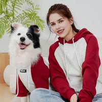 HKM-980115 Cozy Cotton Dog Hoody for Autumn and Winter in Wine Red, Multiple Sizes Available