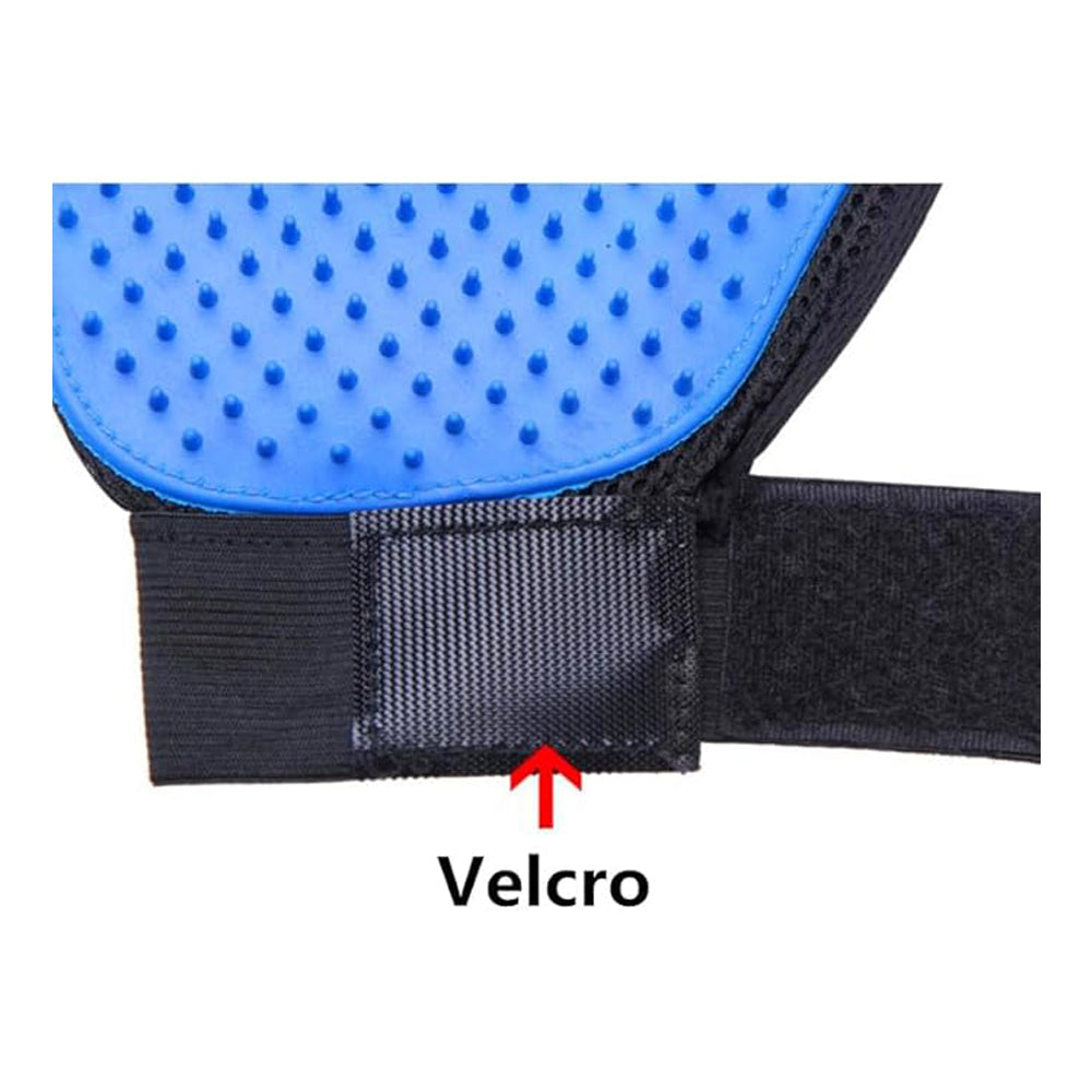 HKM-9804221 Premium Pet Grooming Glove for Cats, Dogs, and Small Animals - De-Shedding and Massage Tool