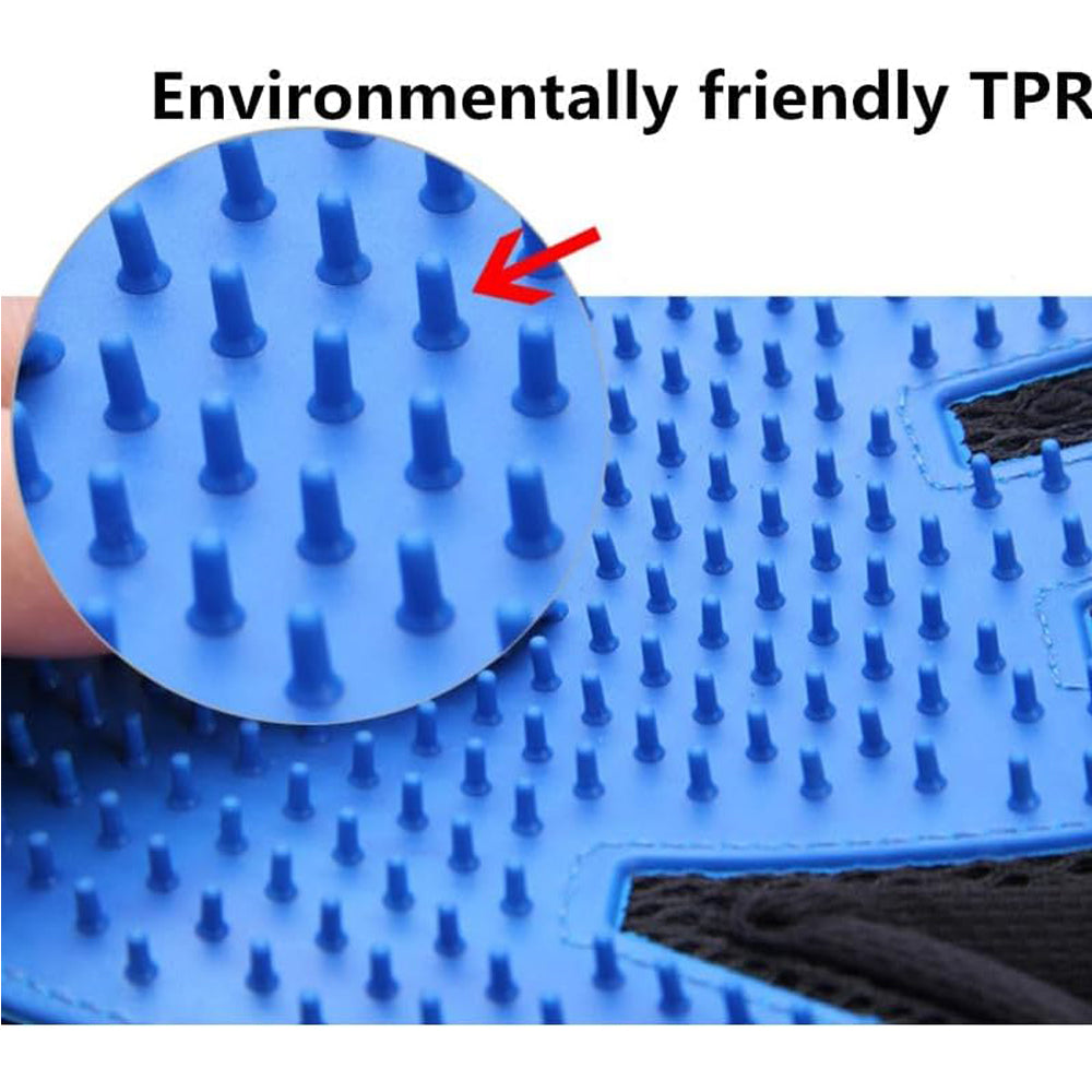HKM-9804221 Premium Pet Grooming Glove for Cats, Dogs, and Small Animals - De-Shedding and Massage Tool