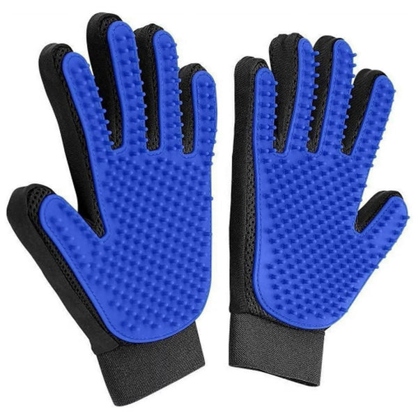 HKM-9804221 Premium Pet Grooming Glove for Cats, Dogs, and Small Animals - De-Shedding and Massage Tool