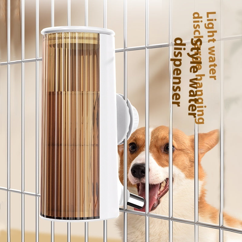 HKM-9804477 Automatic Hanging Pet Water Bowl - 700ml, Multiple Color Options
