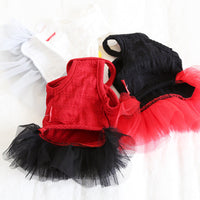 HKM-9804989 Colorful Bow Suspender Skirt for Dogs and Cats - Cotton Material, Fashionable Design