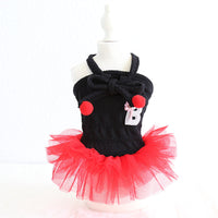 HKM-9804989 Colorful Bow Suspender Skirt for Dogs and Cats - Cotton Material, Fashionable Design