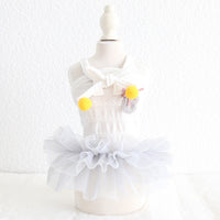 HKM-9804989 Colorful Bow Suspender Skirt for Dogs and Cats - Cotton Material, Fashionable Design