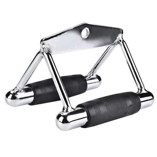 HKM-980563 Steel Chinning Triangle Bar Handle for Cable Machine Training